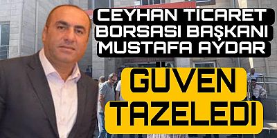 Başkan Mustafa Aydar Güven Tazeledi