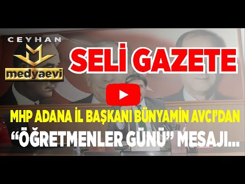 MHP Adana İl Başkanı Bünyamin Avcı’dan “Öğretmenler Günü” mesajı…